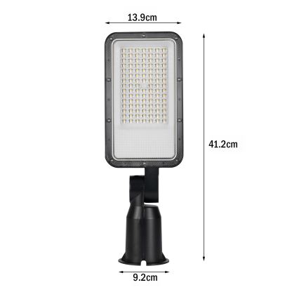 Brilagi - Lampe de rue LED d'extérieur articulée URBANLIGHT LED/50W/230V noire IP65