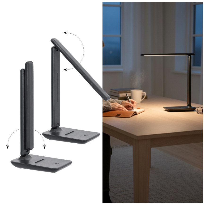 Brilagi -LED Lampe de table dimmable MODO LED/7W/230V 3000/4000/6500K anthracite