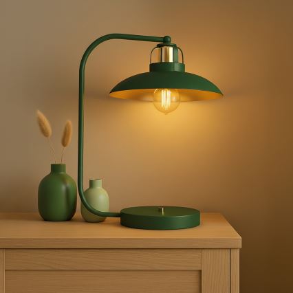 Brilagi - LED Lampe de table FLAMENGO 1xE27/60W/230V vert