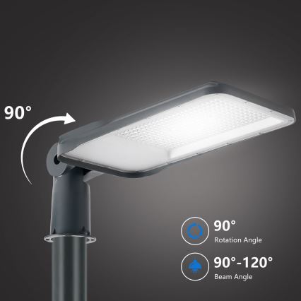 Brilagi - Lampadaire de rue LED d'extérieur avec mât articulé 5 m URBANLIGHT LED/200W/230V anthracite IP65