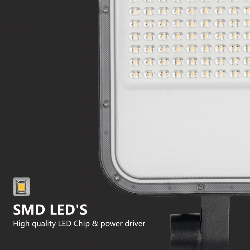 Brilagi - Lampione stradale LED per esterni con palo e snodo 3 m URBANLIGHT LED/100W/230V nero IP65