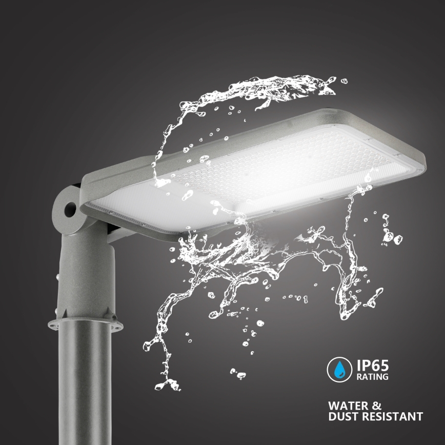 Brilagi - Lampione stradale a LED da esterno con giunto URBANLIGHT LED/200W/230V grigio IP65