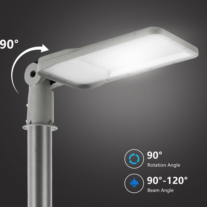 Brilagi - Lampione stradale a LED da esterno con giunto URBANLIGHT LED/200W/230V grigio IP65