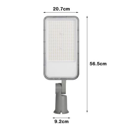 Brilagi - Lampione stradale a LED da esterno con giunto URBANLIGHT LED/200W/230V grigio IP65