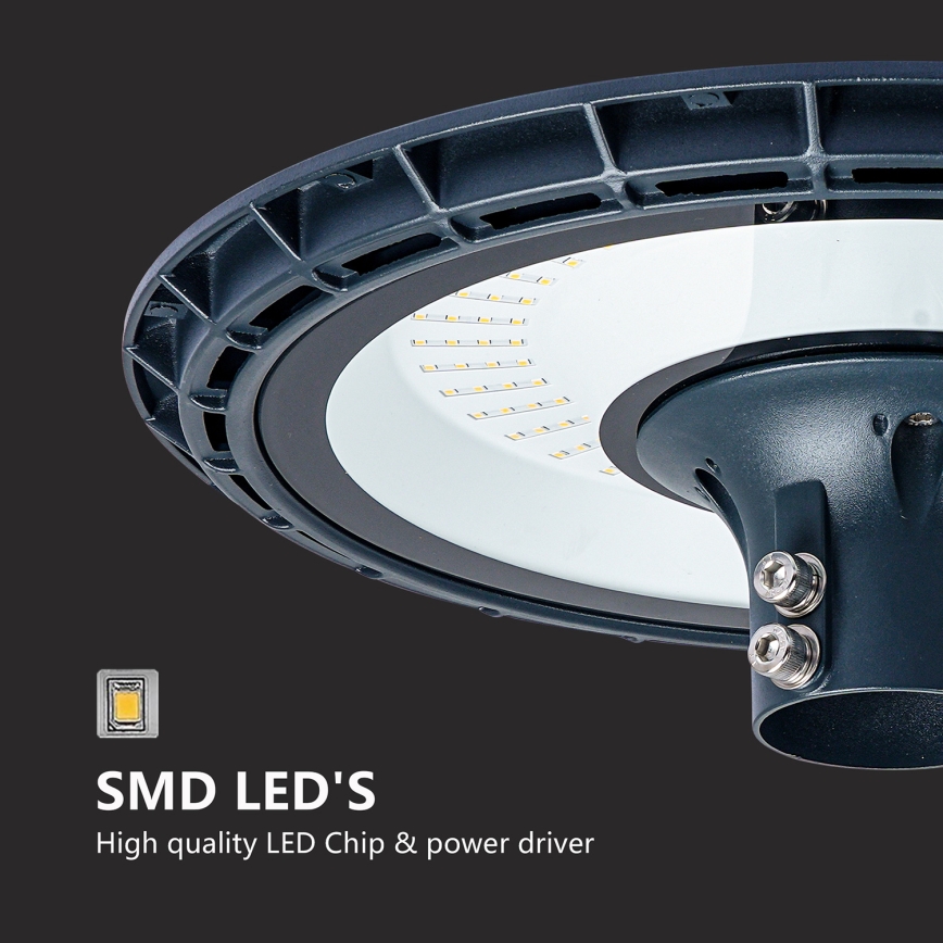 Brilagi - Lampione stradale LED da esterno con palo da 5 m URBANSPARK LED/120W/230V antracite IP65
