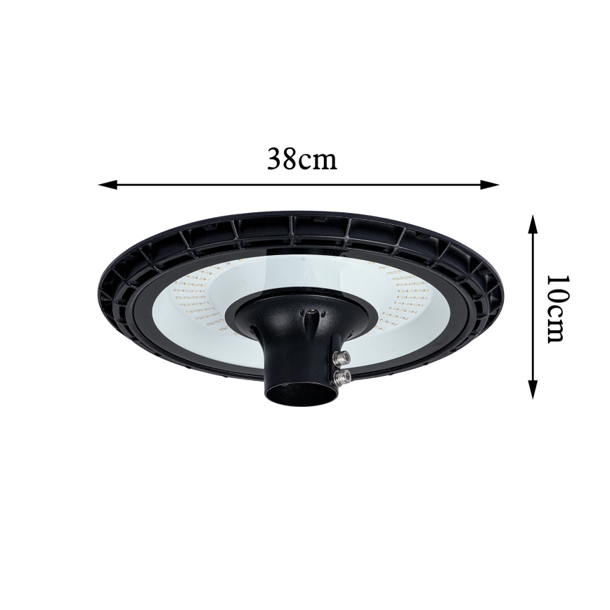 Brilagi - Lampada stradale per esterni con palo da 5 m URBANSPARK LED/120W/230V nera IP65