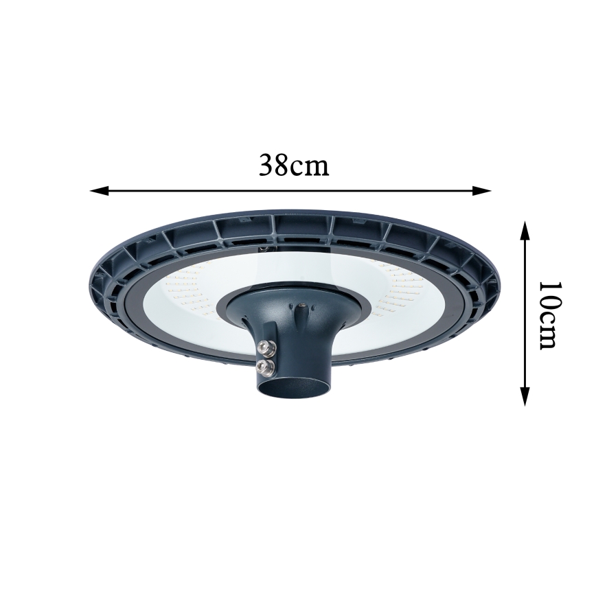 Brilagi - Lampione stradale LED per esterni con palo da 4 m URBANSPARK LED/120W/230V antracite IP65