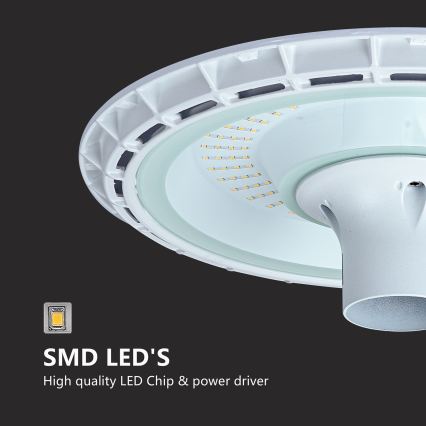 Brilagi - Lampione stradale LED da esterno con palo da 3 m URBANSPARK LED/120W/230V bianco IP65
