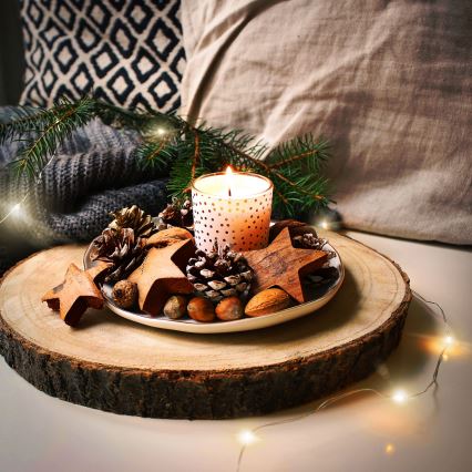 Brilagi - LED  Lichterkette 100xLED/3xAA 10m warmweiß