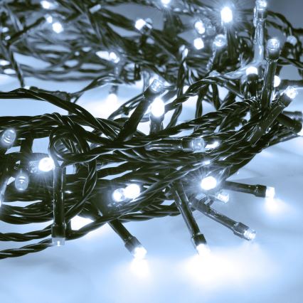 Brilagi - LED-Lichterkette für den Außenbereich, 100 LEDs, 8 Funktionen, 13 m, IP44, kaltweiß