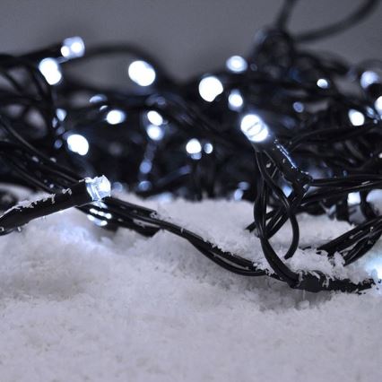 Brilagi - LED-Lichterkette für den Außenbereich, 100 LEDs, 8 Funktionen, 13 m, IP44, kaltweiß