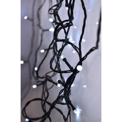 Brilagi - LED-Lichterkette für den Außenbereich, 100 LEDs, 8 Funktionen, 13 m, IP44, kaltweiß