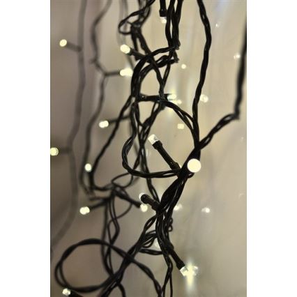 Brilagi - LED-Lichterkette für den Außenbereich, 100 LEDs, 8 Funktionen, 13 m, IP44, warmweiß