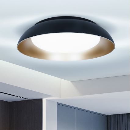 Brilagi - Plafonnier LED dimmable ALVA LED/48W/230V 3000-6500K Ø 51 cm noir + télécommande