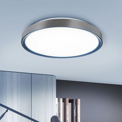 Brilagi - plafonnier LED dimmable FANCIA LED/48W/230V 3000–6500K Ø 39 cm anthracite + télécommande