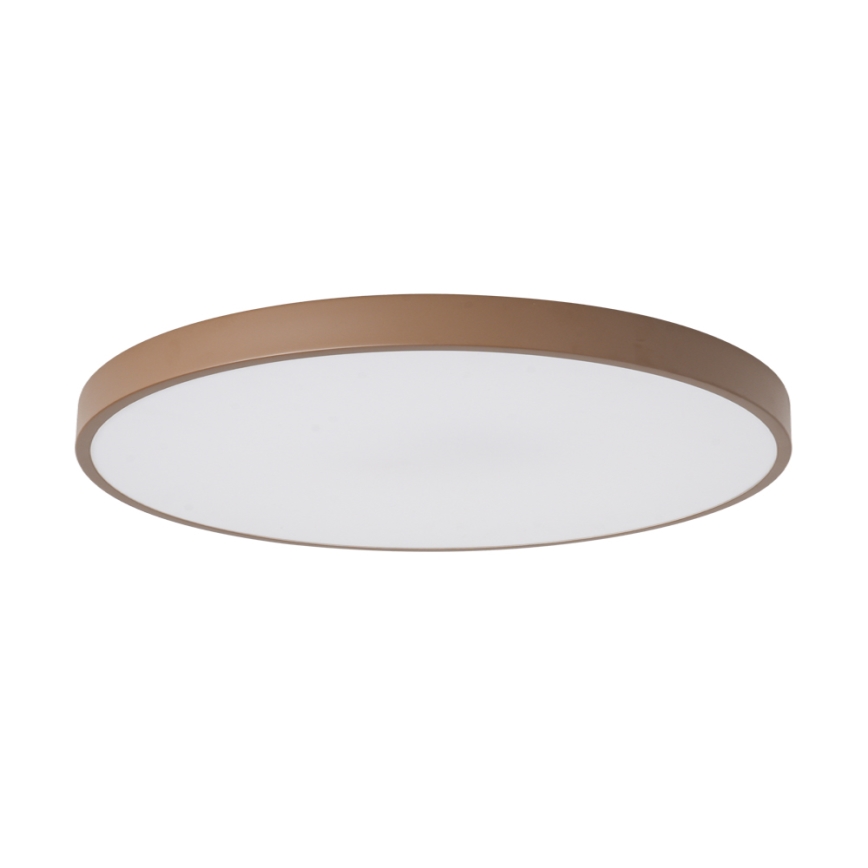 Brilagi - Luminaire LED dimmable POOL SMART LED/100W/230V Ø 80 cm Wi-Fi Tuya + télécommande marron