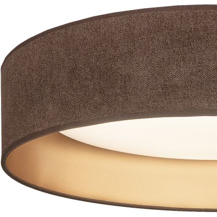 Brilagi - Plafonnier LED dimmable VELVET SMARTIX LED/24W/230V 3000–6000K Ø 45 cm marron/doré Wi-Fi Tuya Beacon + télécommande