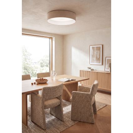 Brilagi - Plafonnier LED dimmable VELVET SMART VARI LED/24W/230V 3000-6500K Ø 45 cm crème + télécommande