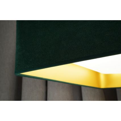 Brilagi - Plafonnier dimmable VELVET SQUARE SMART LED/36W/230V 60x60 cm 2700-6500K Wi-Fi Tuya + télécommande vert