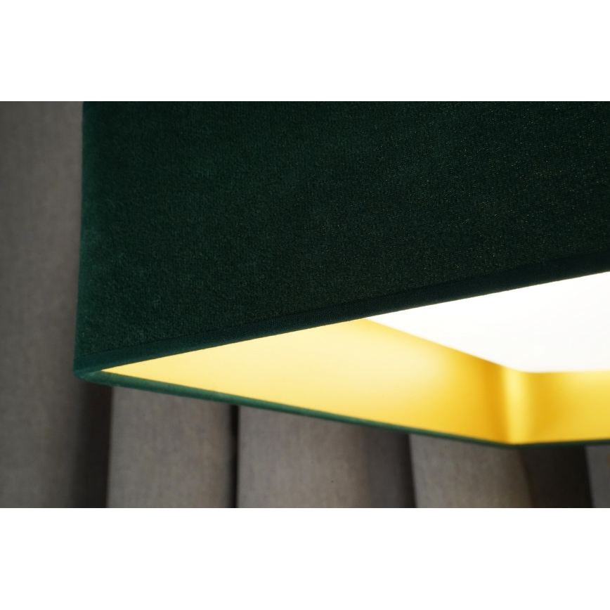 Brilagi - Plafonnier dimmable VELVET SQUARE SMART LED/36W/230V 60x60 cm 2700-6500K Wi-Fi Tuya + télécommande vert