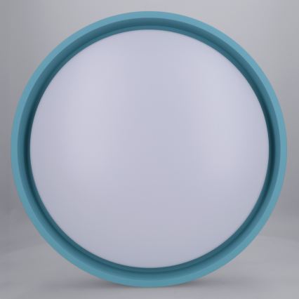 Brilagi - Plafonnier LED dimmable MATTEO LED/48W/230V 3000-6500K Ø 41 cm turquoise + télécommande