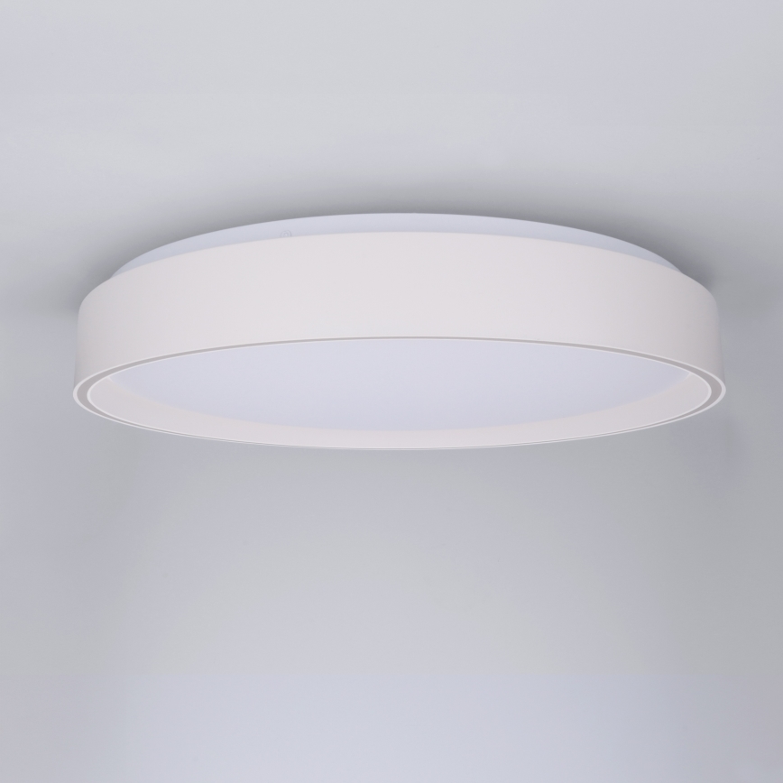 Brilagi - Plafonnier LED dimmable NANCI 60W/230V 3000–6500K Ø 49 cm blanc + télécommande