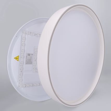 Brilagi - Plafonnier LED dimmable NANCI 60W/230V 3000–6500K Ø 49 cm blanc + télécommande