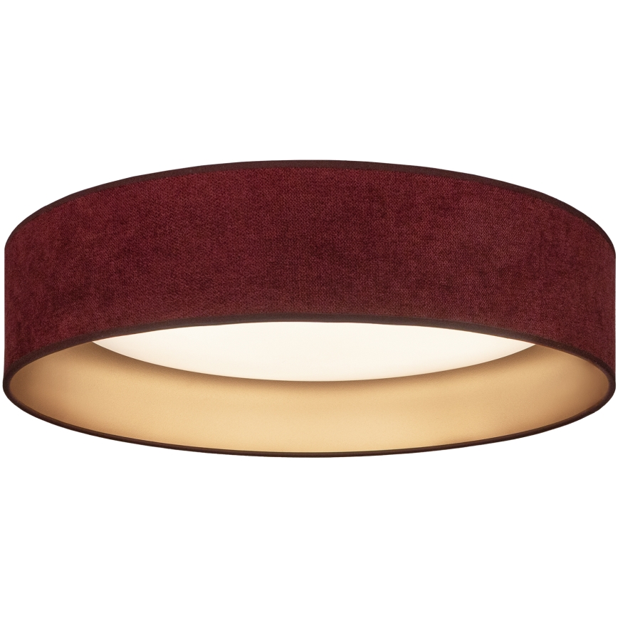 Brilagi - Plafonnier LED dimmable VELVET SMART VARI LED/24W/230V 3000-6500K Ø 45 cm bordeaux/doré + télécommande