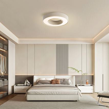 Brilagi - Plafonnier LED dimmable LUMIX LED/48W/230V 3000-6000K beige Ø 50 cm + télécommande