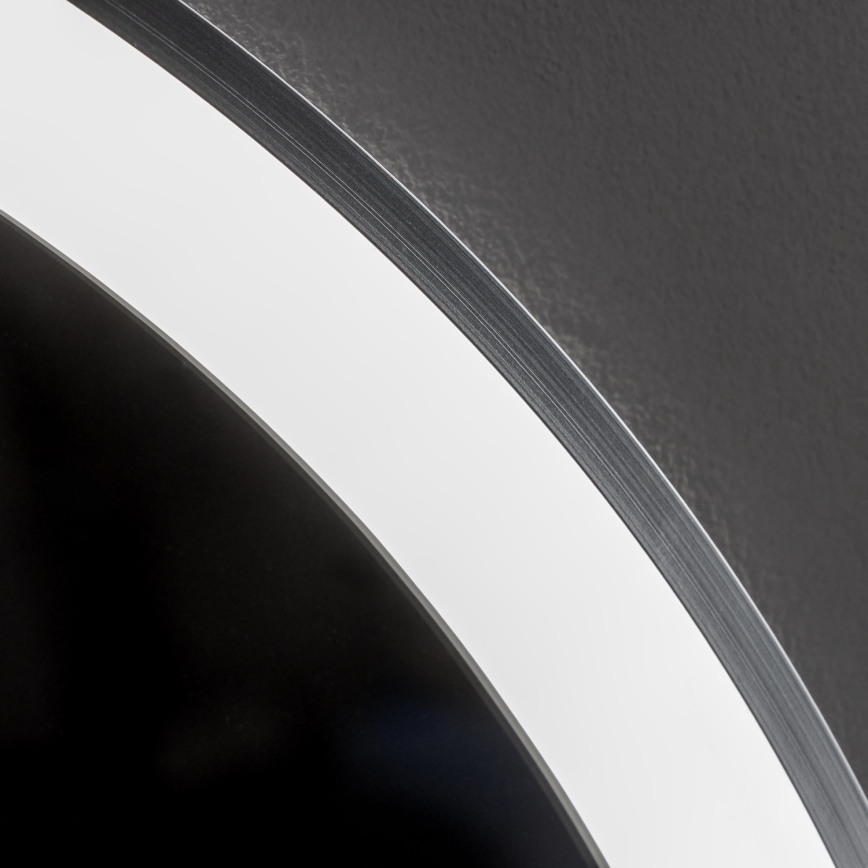 Brilagi - Miroir chauffant de salle de bains LED dimmable avec rétroéclairage ALU PRO LED/18W/230V Ø 60 cm 3000/4000/6500K IP44 chrome mat CRI 90