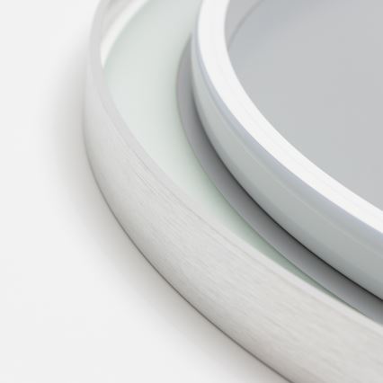 Brilagi - Miroir chauffant de salle de bains LED dimmable avec rétroéclairage ALU PRO LED/18W/230V Ø 60 cm 3000/4000/6500K IP44 chrome mat CRI 90