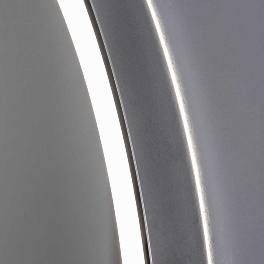 Brilagi - Miroir chauffant pour salle de bains à LED à intensité variable, rétroéclairé ALU PRO LED/18W/230V Ø 60 cm 3000/4000/6500K IP44 chrome brillant CRI 90