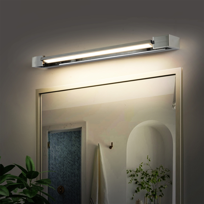 Brilagi - Éclairage LED pour miroir de salle de bains AQUA LINE LED/18W/230V 60 cm IP44 chrome brillant IRC 90