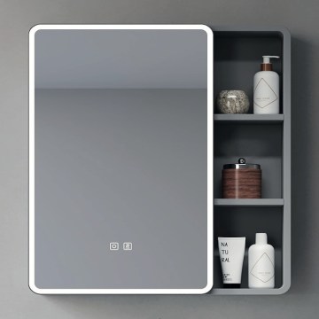 BRILAGI - LED Mobile da bagno con specchio e illuminazione AVOLA SINGLE 75x70 cm