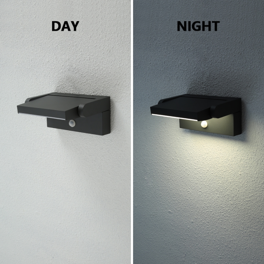 Brilagi - LED-Outdoor-Wandleuchte mit Sensor ANKLE LED/12,5W/230V IP54