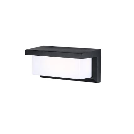 Brilagi - LED-Outdoor-Wandleuchte mit Sensor BRICKY LED/12W/230V schwarz IP54