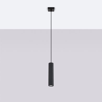 Brilagi - LED-Pendelleuchte am Kabel CRESTO 1xGU10/10W/230V schwarz