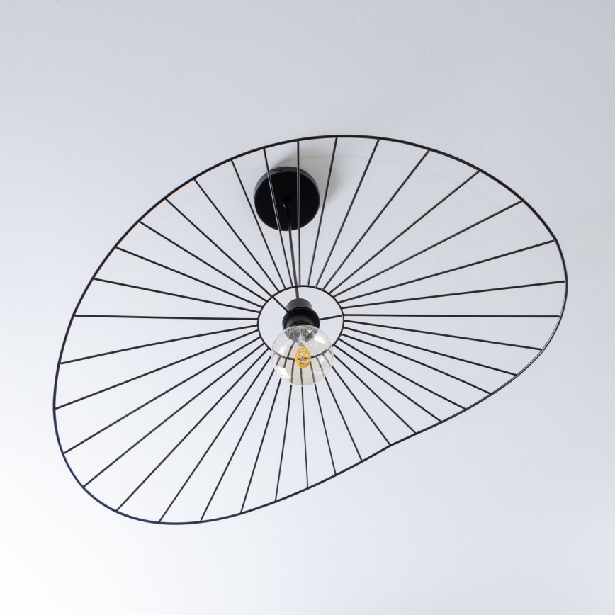 Brilagi - LED-Pendelleuchte an Drahtseil CERIA WIRE 1xE27/40W/230V 60x80 cm schwarz
