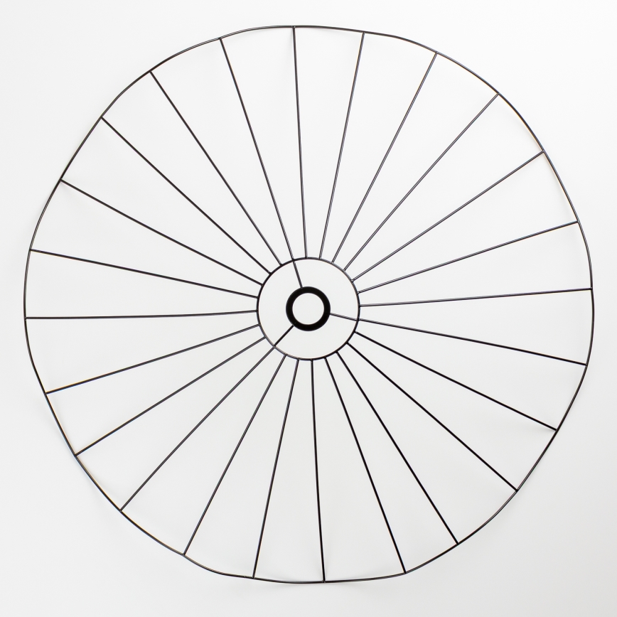 Brilagi - LED-Pendelleuchte an Drahtseil CERIA WIRE 1xE27/40W/230V Ø 80 cm schwarz