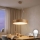 Brilagi - LED-Pendelleuchte an Kabel CARVALHO MODERN 3xE27/60W/230V Eiche Ø 47,5 cm