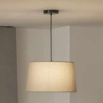 Brilagi - LED-Pendelleuchte an Kabel CERIA 1xE27/40W/230V Ø 45 cm beige