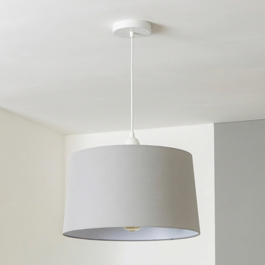 Brilagi - LED-Pendelleuchte an Kabel CERIA 1xE27/40W/230V Ø 45 cm, grau