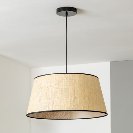 Brilagi - LED-Pendelleuchte an Kabel CERIA 1xE27/40W/230V, Ø 50 cm, beige