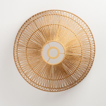 Brilagi - LED-Pendelleuchte an Kabel CERIA BOHO 1xE27/40W/230V Ø 50 cm braun