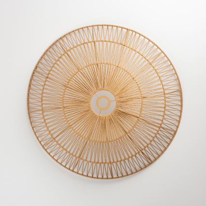 Brilagi - LED-Pendelleuchte an Kabel CERIA BOHO 1xE27/40W/230V Ø 70 cm, braun
