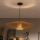 Brilagi - LED-Pendelleuchte an Kabel CERIA BOHO 1xE27/40W/230V Ø 70 cm schwarz/braun
