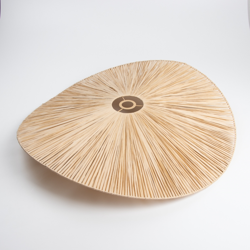 Brilagi - LED-Pendelleuchte an Kabel CERIA BOHO 1xE27/40W/230V Ø 80 cm Raffia