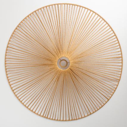 Brilagi - LED-Pendelleuchte an Kabel CERIA BOHO 1xE27/40W/230V Ø 90 cm braun