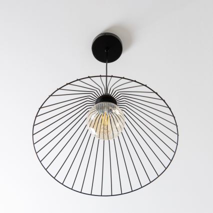 Brilagi - LED-Pendelleuchte an Kabel CERIA WIRE 1xE27/40W/230V Ø 45 cm schwarz