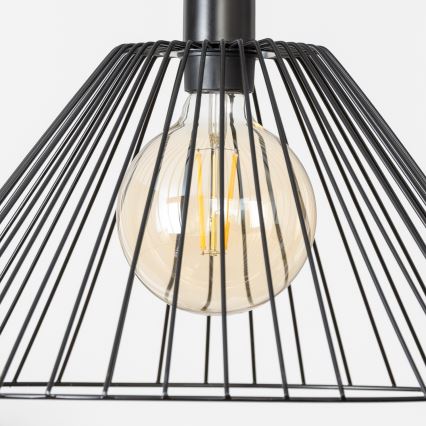 Brilagi - LED-Pendelleuchte an Kabel CERIA WIRE 1xE27/40W/230V Ø 45 cm schwarz